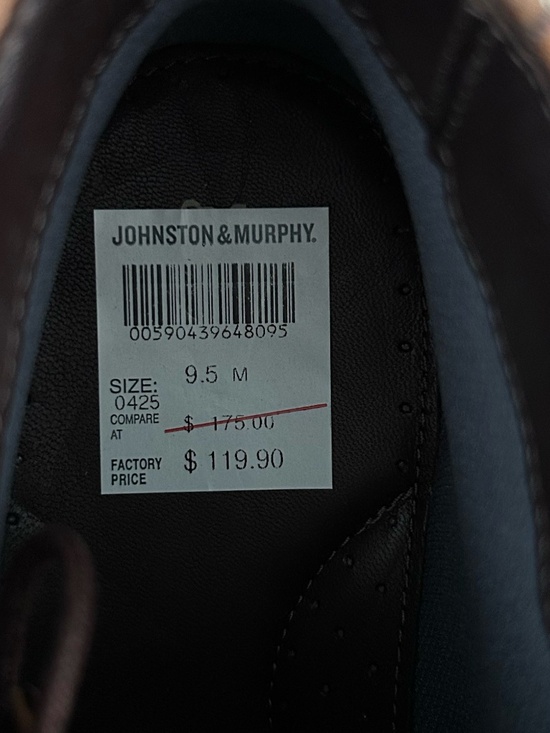 Men\'s Johnston & Murphy Charlton Chukka Mahogany Full Grain Dress Shoes main image 6